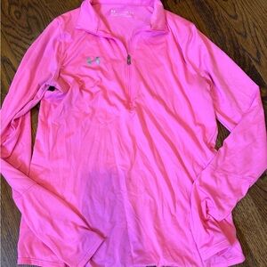 Under Armour Vibrant Pink Long Sleeve Top